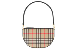 Сумка Vintage Check Cotton Olympia Pouch Archive Beige Burberry 80505801