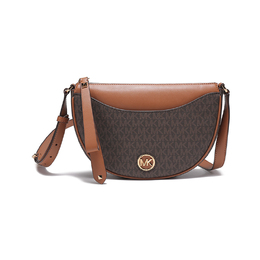 Michael Kors Сумка-полумесяц из искусственной кожи, сумка через плечо, женская, коричневого цвета 30t2g4dm6b-brn-acorn