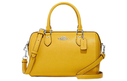 Coach Сумка через плечо Rowan Cross Grain Leather, женская, среднего размера, желтого цвета ch282-svy3