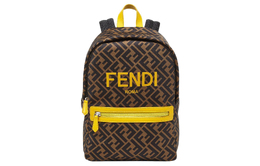 Fendi Детский нейлоновый рюкзак коричневого цвета 8bz040-akpv-f1i7l