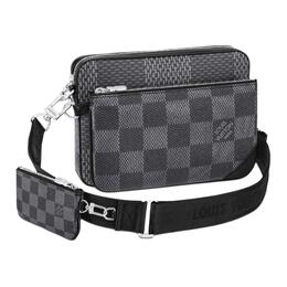 Louis Vuitton Сумка-мессенджер Trio Grey Damier Graphite 3D n50017