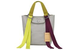 Сумка-трансформер Le Pliage Re play Canvas с кожаной отделкой, женская серая сумка-труба Longchamp, серый 10202hcc112 | gray