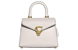 Coach Сумка из коровьей кожи, сумка через плечо, женская, среднего размера, белая ch723-b4ha