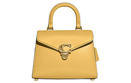 Coach Сумка из коровьей кожи, сумка через плечо, женская, среднего размера, желтого цвета ch723-b4fbu