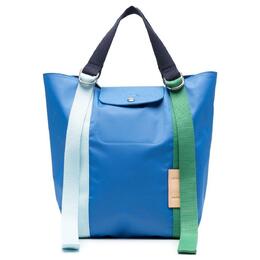 Le Pliage Re play Canvas With Leather Trim Canvas Bag, One Shoulder Handbag Regular Women's Blue Longchamp 10203hcc127