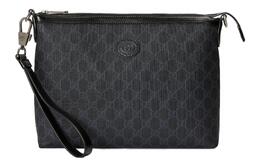 Gucci Сумка через плечо из холста с кожей, мужская, черная 726833-92thn-1000