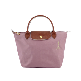 Longchamp Сумка-мешок Le Pliage Club с отделкой из коровьей кожи, женская, розового цвета, небольшого размера 1621319esp44 | pink