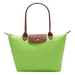 Longchamp Сумка-мессенджер Le Pliage из коровьей кожи, женская, зеленая, через плечо 2605089355