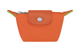 Longchamp Женский клатч-портмоне Le Pliage Green из переработанного холста, оранжевый цвет 30016919p69