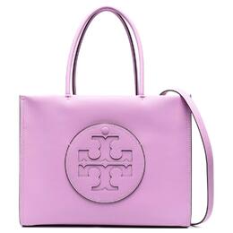 Tory Burch Сумка-шоппер Ella Leather Tote Bag, сумка для покупок, сумка через плечо, женская фиолетовая сумка 145612-500