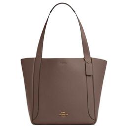 Coach Сумка-шоппер из коровьей кожи, женская, большого размера, темно-коричневого цвета cv996-imv2r