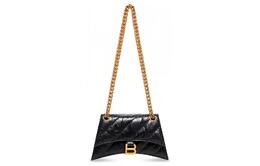 Balenciaga Женская сумка через плечо Crush XS Chain, черная 736016210j11000