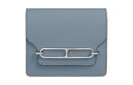 Женская сумка-кошелек Evercolor из телячьей кожи с носом свиньи J7 Bleu Lin Linen Blue Hermes h082053ckj7