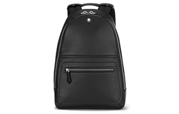 Montblanc Рюкзак из зернистой телячьей кожи, черный, мужской, мини 130044