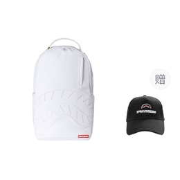 Sprayground Рюкзак из полиэстера, обычный, унисекс, необработанный белый w1035723 | raw white (comes with baseball cap)