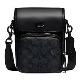 Coach Сумка через плечо из коровьей кожи, мини-сумка на плечо, мужская, черная ch710-mi5