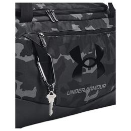 Сумка дорожная малая мужская металлик черный Under Armour 1369222-007 | metallic black