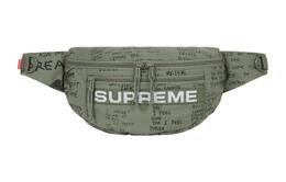 Supreme Сумка на плечо из хлопка с нейлоном, сумка через плечо, поясная сумка, обычная, унисекс, зеленая sup-ss23-1097