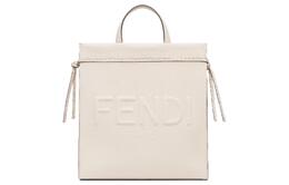 Fendi Сумка через плечо из телячьей кожи, среднего размера, бежевого цвета, мужская 7va583-amac-f0mu3