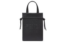 Fendi Сумка через плечо из телячьей кожи, мини-сумка мужская, черная 7va584-amac-f0gxn