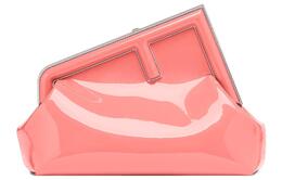 Fendi Женские клатчи из лакированной кожи на одно плечо, розовые 8bp137-ansn-f1k3a