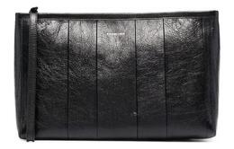 Balenciaga Женский кожаный клатч Barbes, черный 6729702100o1000