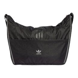 Adidas Originals Сумка на плечо из переработанного полиэстера, стандартная, унисекс, черная и темно-серебристо-серая iw8622 | black & dark silver gray
