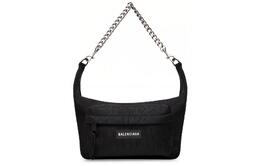 Balenciaga Сумка из полиамида, женская, через плечо, черная 7410802aacn1000