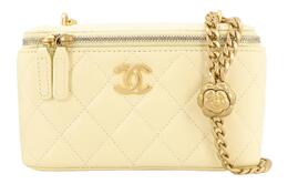 Chanel Сумка через плечо из овчины, женская, светло-желтая ap3301-b10702-nn289