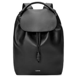 Loewe Рюкзак Flamenco из блестящей мягкой коровьей кожи, черный, мужской b411flkx01-1100