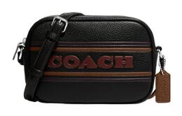 Coach Сумка для фотоаппарата Jamie Grained Leather, наплечная сумка через плечо, мини, женская, черная ch308-sbksd