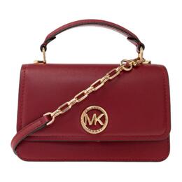 Michael Kors Кожаная сумка через плечо, женская, темно-красная 32t4gd8c5l-deepred