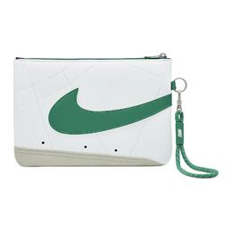 Nike Женский полиуретановый клатч Icon PU, белый и зеленый n1009949-177 | white & green