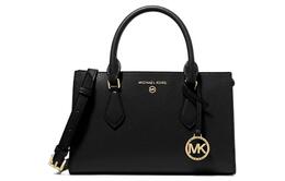 Michael Kors Сумка Valerie Litchi из зернистой кожи с зернистой отделкой, женская, черного цвета, небольшого размера 30f2g9vs1l-001