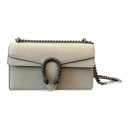 Gucci Кожаная сумка через плечо Dionysus, женская, белая 499623-caogm-9174