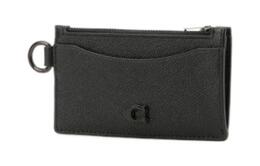 Coach Женский клатч-кошелек из кожи Cross Grain, черный cj879-blk