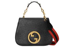 Gucci Сумка Blondie Leather через плечо, сумка через плечо, женская, среднего размера, черная 721172-uxxag-1064