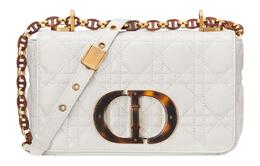 Christian Dior Сумка через плечо Caro из телячьей кожи, женская, белая m9241upew-m030