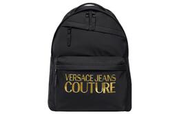 Versace Рюкзак-туба из полиэстера, мужской, черный, золотой 74ya4b90-zs394-g89