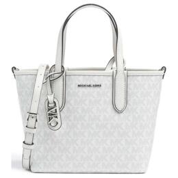 Michael Kors Полиуретановая сумка-тоут серии Eliza, сумка для покупок, сумка на плечо, женская сумка-тоут, оптический белый 30s3szat0v-101