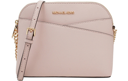Michael Kors Сумка-купол Jet Set Travel из коровьей кожи, сумка через плечо, женская, розовая 35f1gtvc6t-powder-blush