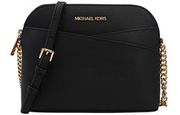 Michael Kors Сумка-купол Jet Set Travel из коровьей кожи, сумка через плечо, сумка на плечо, женская, черная, обычная 35f1gtvc6t-black