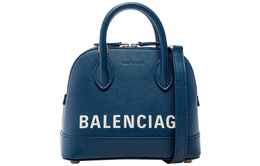 Balenciaga Сумка через плечо Ville Grain Leather, женская, синяя 5506462uqby4490