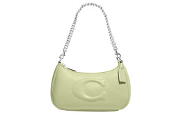 Coach Сумка через плечо Teri Leather, женская, среднего размера, зеленого цвета cj608-svm97