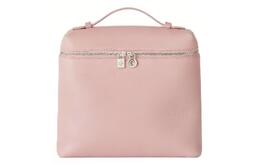 Loro Piana Рюкзак ExtraPocket из коровьей кожи с тофу, женский, небольшого размера, розовый fam6491-30at