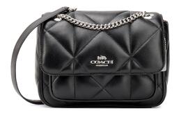Coach Сумка Klare Leather Cloud, сумка через плечо, среднего размера, женская, черная cj611-svdtv