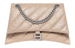 Balenciaga Сумка через плечо из коровьей кожи, женская, бежевого цвета 716393210j02906