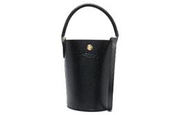 Longchamp Сумка-ведро из коровьей кожи Épure, сумка через плечо, очень маленькая женская, черная 10213hyz001