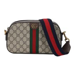 Сумка Ophidia Canvas с кожаной сумкой через плечо, женская сумка через плечо Gucci 752591-facfw-8920