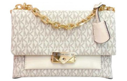 Michael Kors Сумка-конверт Cece из искусственной кожи, сумка через плечо, женская, среднего размера, цвет "ванильно-белый" 35f2g0ef8b-white